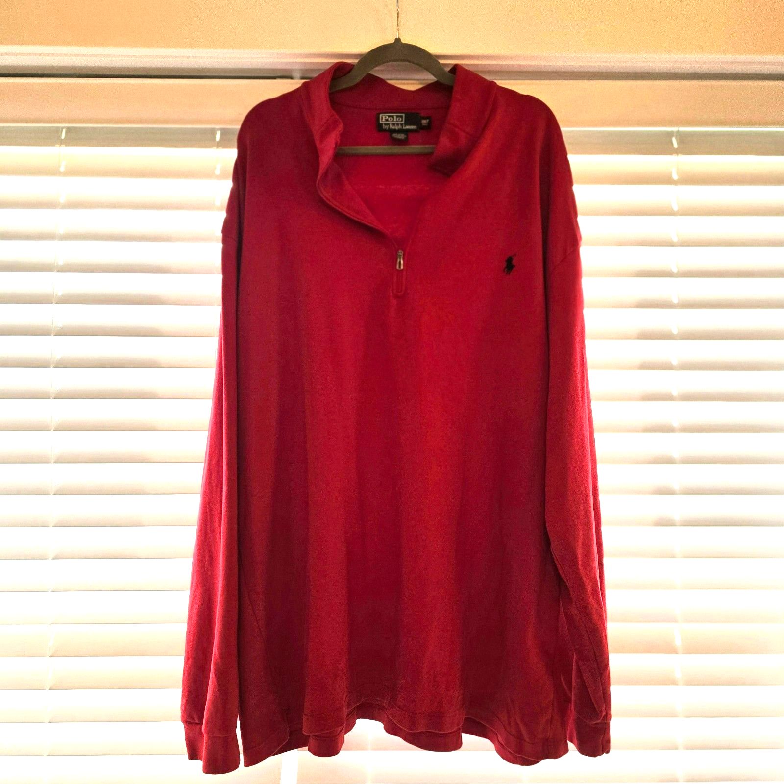 Mens Ralph Lauren Polo Quarter Zip 3xlt